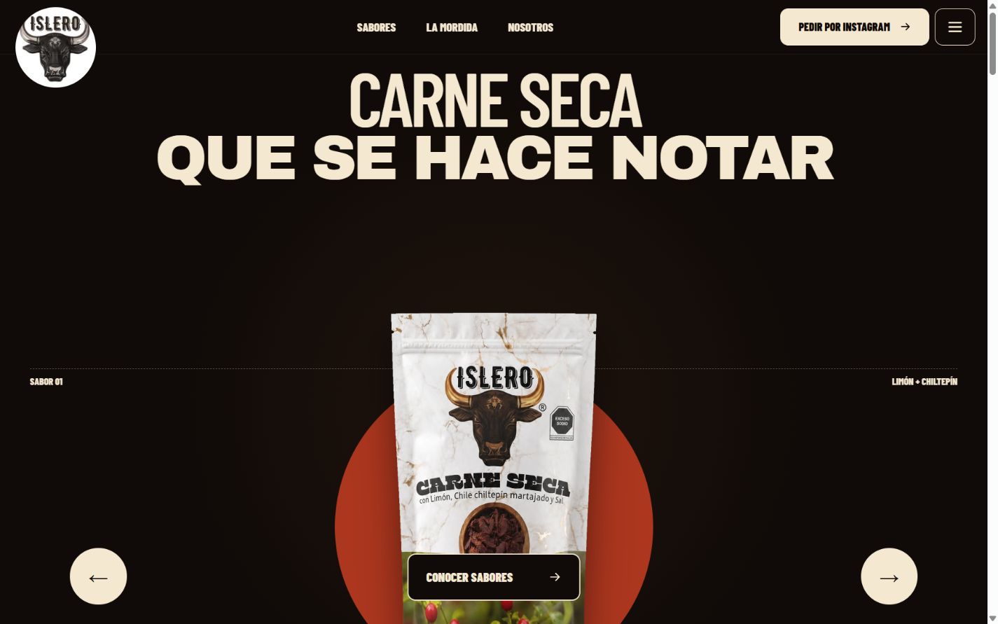 Portada del proyecto Islero Carne Seca