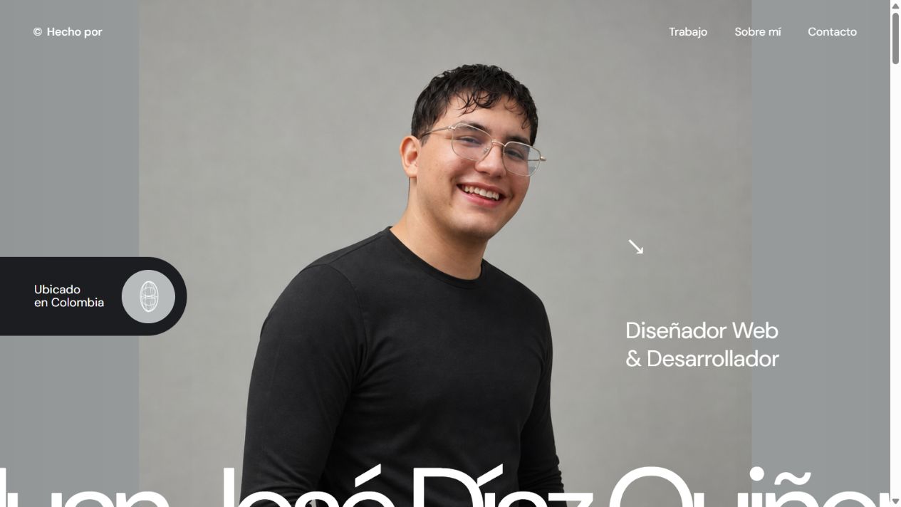 Portada del portafolio de Juan José